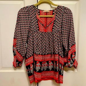 Beautiful 100% silk Ulla Johnson top with tassels!!!